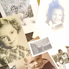 Vintage Black & White Snapshot Photograph Lot Portraits People Men Children picture