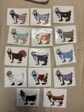14 Goat USA Stickers Bundle picture