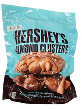 Hersheys Almond Clusters Milk Chocolate With Almonds, Caramel And Sea Salt 20 Oz picture