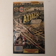 Charlton Attack #33 Production Art Color Separations 1982 Comics picture