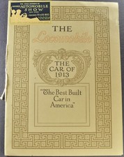 1913 Locomobile Brochure Torpedo Touring Car Berline Limo Excellent Original 13 picture