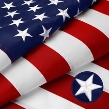 G128 – American Flag US USA | 6x10 ft | Embroidered Stars, Sewn Stripes picture