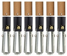 Adjustable Height Candelabra E-12 Chandelier Lamp Socket w/Insulator, Pack of 6 picture