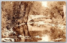 1928 Andover Vermont Grafton St Bridge RPPC Postcard - Mayfair PA Postmark E149 picture