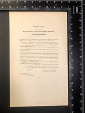 Official Presidential Proclamation: Armistice Day 1927; Calvin Coolidge picture