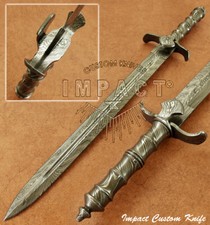 Ancient Forge Full Damascus Dagger Sword knife – 20.00” by Impact Cutlery picture