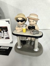Vintage Enesco NBM Bahner Studios We're Cool Together #678325 Bisque Figurine picture
