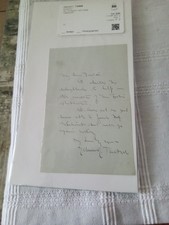Edmund Tarbell Letter Signed Autograph Mint Condition Rare Original Signature picture