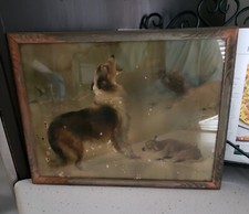 Vintage Lithograph Walter Hunt 