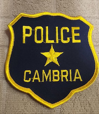 WI Cambria Wisconsin Police Department Shoulder Patch picture