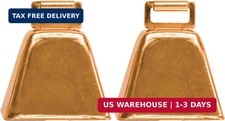 Weaver Livestock Copper-Plated Small Cow Bell, Robust Herd Tracking Loud Bell, L picture
