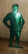 Vintage Jolly Green Giant Die Cut Advertising Sign 1985 Produce Mascot 26” picture