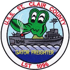 USS Clair County LST-1096 Landing Ship Tank Patch picture