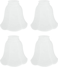 Frosted 23075-4 Transitional Style Glass Shade, 2-1/8