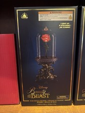 2025 Disney Parks Beauty & The Beast Light Up Rose Replica Figurine NIB picture