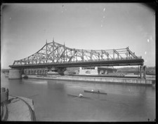 Manhattan NY Macombs Dam Bridge in open position ca 1894 ca 1900 Old Photo picture