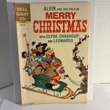 Alvin And His Pals In Merry Christmas With Clyde Crashcup No.1 1963 DELL Giant picture