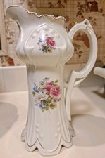 Vtge Baum Bros  Porcelain Pitcher Formalities 10
