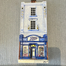 Hazle Ceramics Boots The Chemist Plaque Ltd Ed 1735/2000 BOXED & CERTIFICATE picture