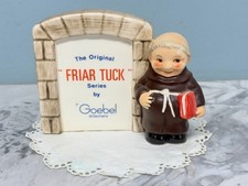 1959 Goebel Friar Tuck Monk Display Plaque West Germany Original Series picture
