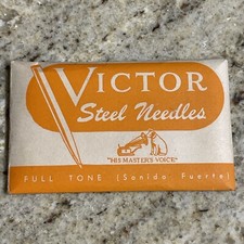 NOS Vintage RCA Victor 100 Steel Needles Per Packet / Unopened Package FULL TONE picture