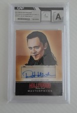 Hollywood Legends Masterpieces Tom Hiddleston Cut Auto Loki Sketch By Semra picture