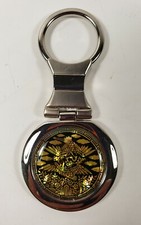 Korean Traditional Jage Mother Of Pearl Metal Key Chain Luxury picture