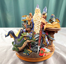 Westland Wizard & Dragons #816 Music Box: Camelot vintage 6 inch picture