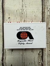 VTG First Aid Kit Atlas Powder Company Logo Safety Award Reynolds Plant Empty picture
