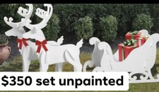 Christmas Sleigh & Deer picture