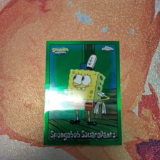 2025 Topps Chrome SpongeBob 25th Anniversary #25 SpongeBob Kelp Green Refractor picture
