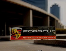Vintage Porsche Porcelain Sign 911 Turbo Carrera 964 Cabriolet Ferrari Gas Oil  picture