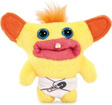 Fuggler Baby Fugg - S1 Yellow Grin Plush Mascot, 10cm Long, Polyester, Ages 6+ picture
