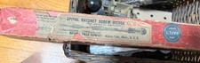 Vintage Millers Falls #510 Spiral Ratchet Screwdriver. Complete with All 4 Bits picture