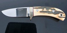 Custom T.W. Downing Fixed Blade Knife Stag Handle 4 Inch RARE Find picture
