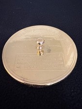 RARE Insurance Brass Paper Weight Walter S. Bucklin Insurance Brokers BOSTON, MA picture