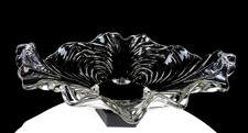 CAMBRIDGE GLASS #300 CAPRICE CLEAR 4 TOED HANDLED 13 1/2