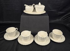 11 Piece Vintage G.Z. Lefton Irish Lace Tea Dish Set in Excellent Condition picture