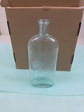 Antique Lydia Pinkham Vegetable Compound GLASS Bottle c 1890 Aqua Blue 14oz RARE picture