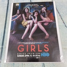 2012 Girls HBO Comedy TV Series Print Ad/Poster Pinup Promo Art Magazine Page picture