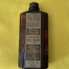 Black Walnut Imitation Flavoring - Pitkin - Glass Bottle - RARE Newark NY picture