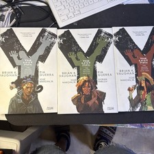 Y: The Last Man Deluxe Edition Hardcover Vol. 1-3 Vaughan/Guerra Vertigo Monkey picture