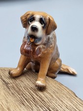 Hagen Renaker St. Bernard w/ Rescue Barrel #3064 - by Artist Robert McGuinness picture