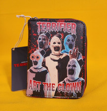 Loungefly Terrifier Art The Clown Splatter Halloween Horror Movie Zip Wallet NEW picture