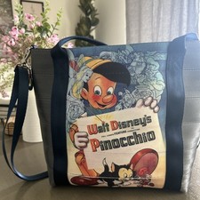 Disney Harvey's Bag - Pinocchio Poster Tote Bag - Used On Display picture