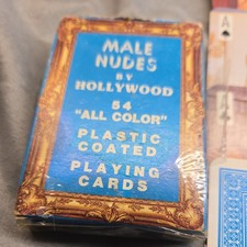 Vintage Male Nudes By Hollywood Sealed Deck Gay Interest. Made in Hong Kong  picture