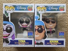 Funko Pop Disney Emperor's New Groove YZMA 1032 & KRONK 1033 Wondercon Exclusive picture
