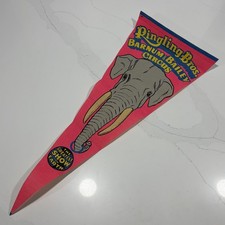 Ringling Bros. Barnum & Bailey Circus Elephant Pennant 30