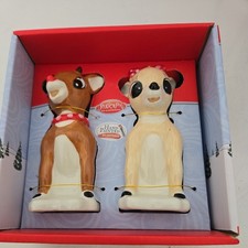 Rudolph the Red Nosed Reindeer and Clarice Christmas Salt & Pepper Shakers picture