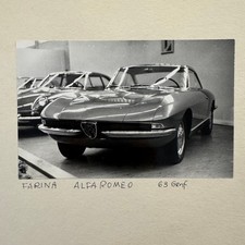 1963 Alfa Romeo 2600 Sprint Coupé Speciale by Farina Photo Photograph Vintage picture